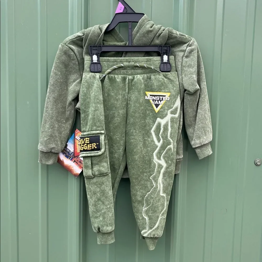 Graphic Hoodies & Pants 4, 2-Piece Sets & Button Down Shirt & Jeans Size 12M